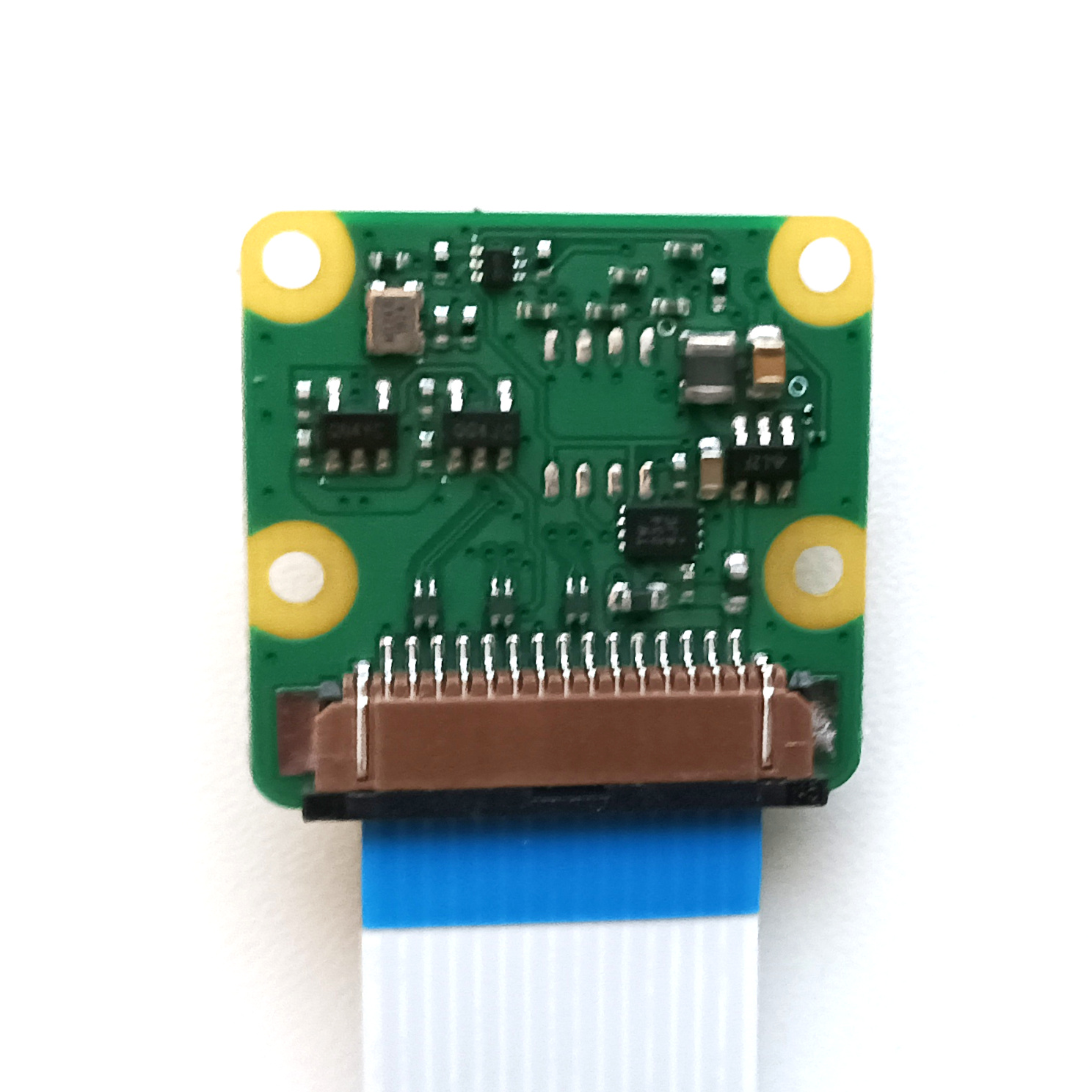 The back of the official Raspberry Pi camera module