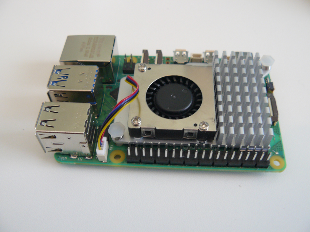 The Raspberry Pi 5 active cooler module